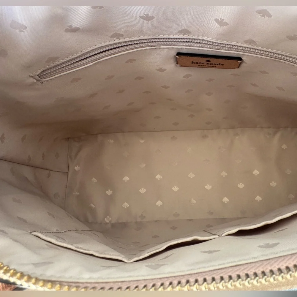 Kate Spade Joley Glittery Large Zipper Tote